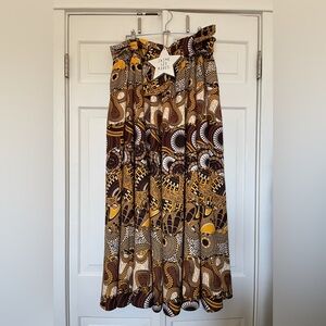 IT’s African Print Maxi Skirt - NWOT!